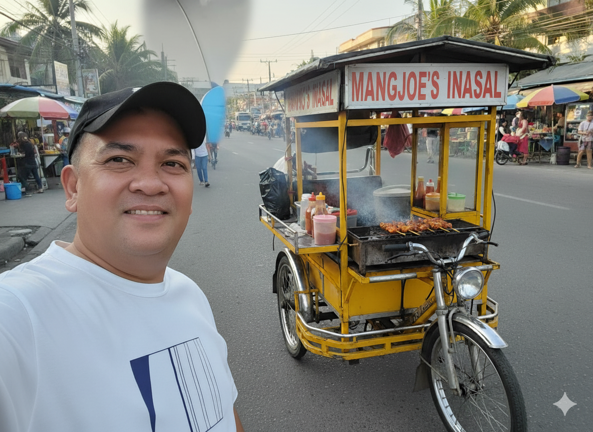 Mangjoe Mangjoes Combo Meal - Chicken Inasal and Pork Liempo with rice - Authentic Filipino food NZ